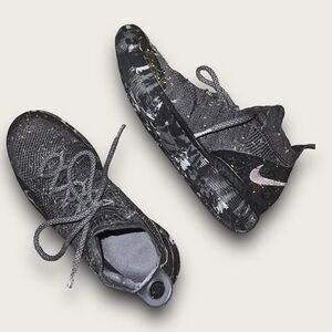 Nike Air Zoom Kevin Durant KD 11 XI Gold Splatter Flyknit Grey Camo AO2604-901